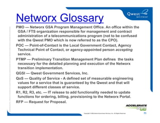 Networx Orientation Training