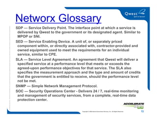 Networx Orientation Training