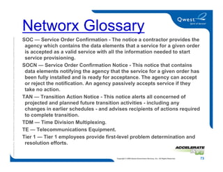Networx Orientation Training