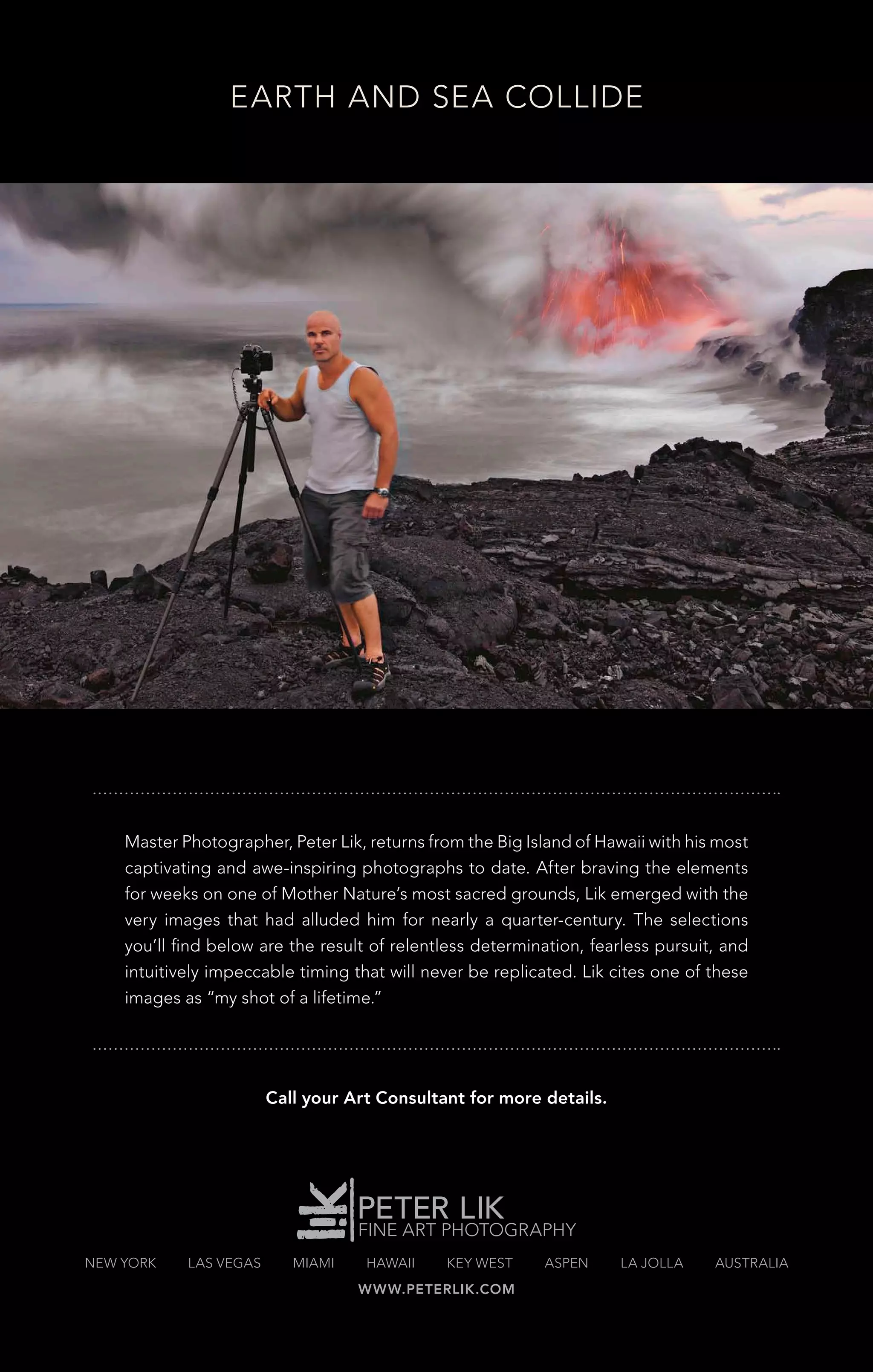 Peter Lik New Volcano images