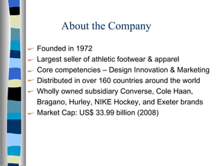what type of business is nike