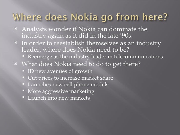 Nokia And The Global Mobile Phone Industry