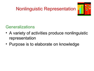 Marzano: Nonlinguistic Representation | PPT