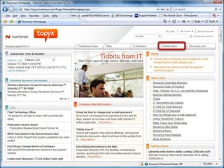 Sharepoint Web Solutions case study presentation at In-Telligent 2008 Conference in Dallas. 
