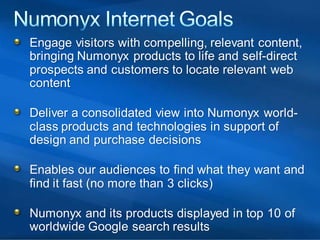 Sharepoint Web Solutions case study presentation at In-Telligent 2008 Conference in Dallas. 