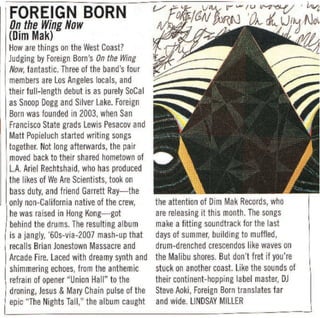 Foreign Born: NYLON
