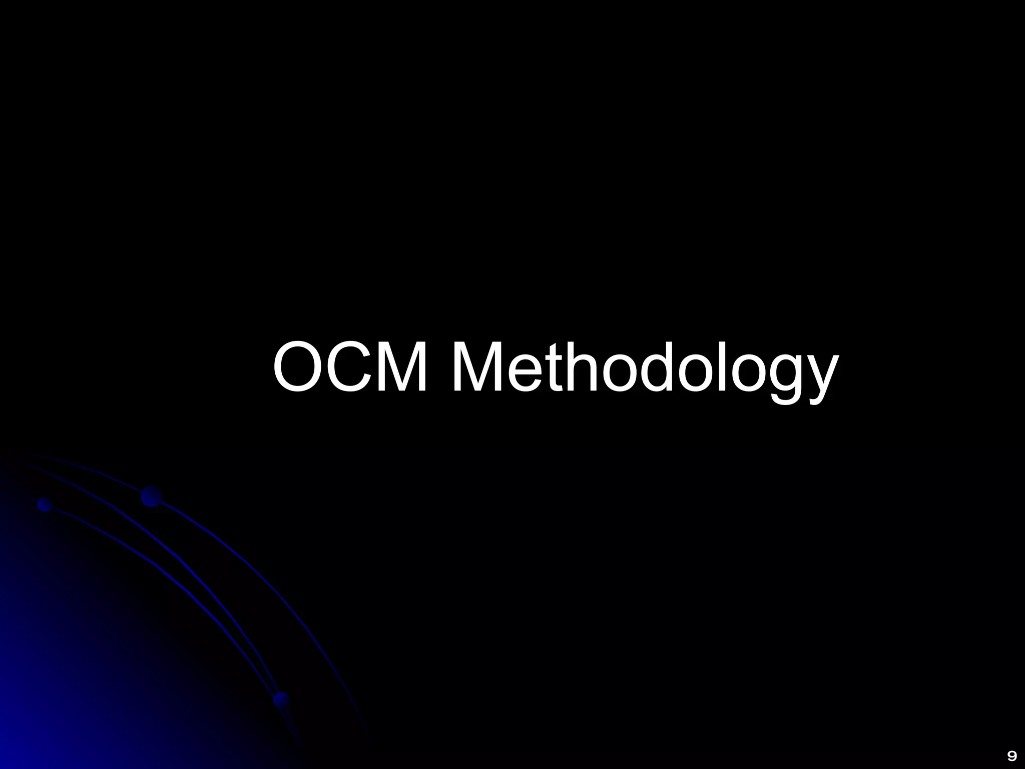 OCM Methodology 