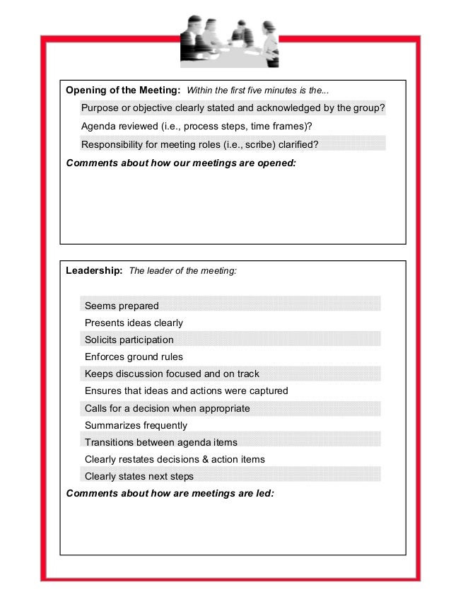 team meeting agenda template