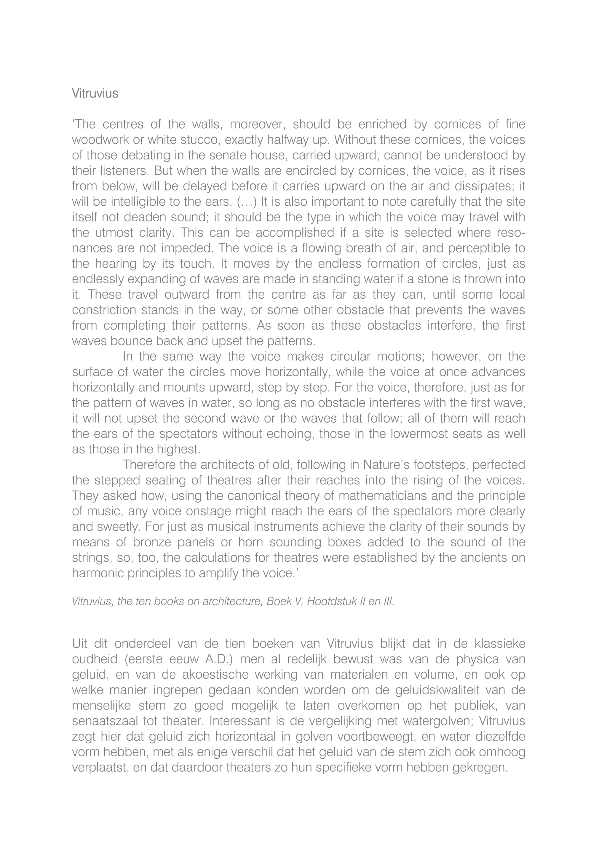 Auditive Architecture