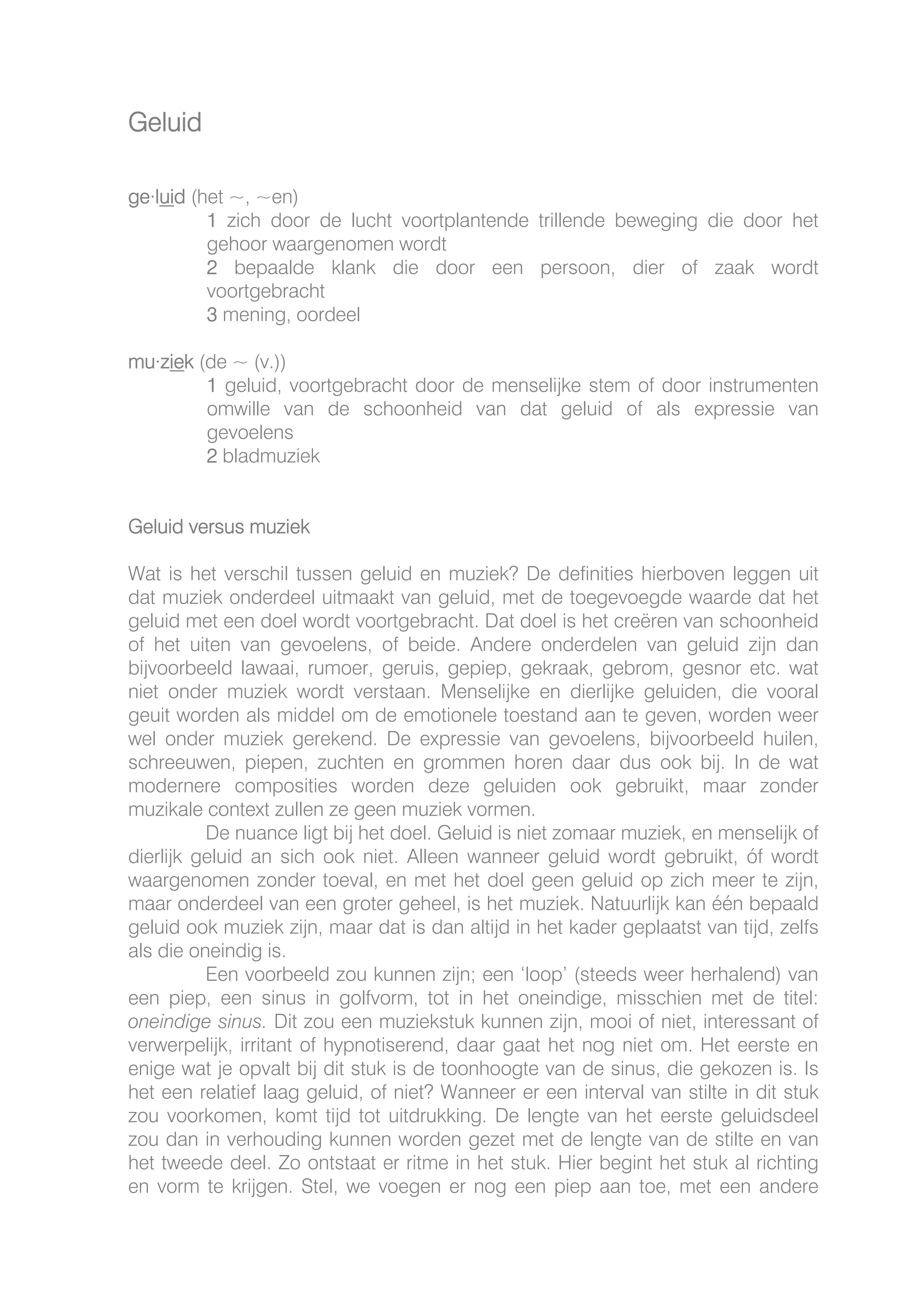 Auditive Architecture