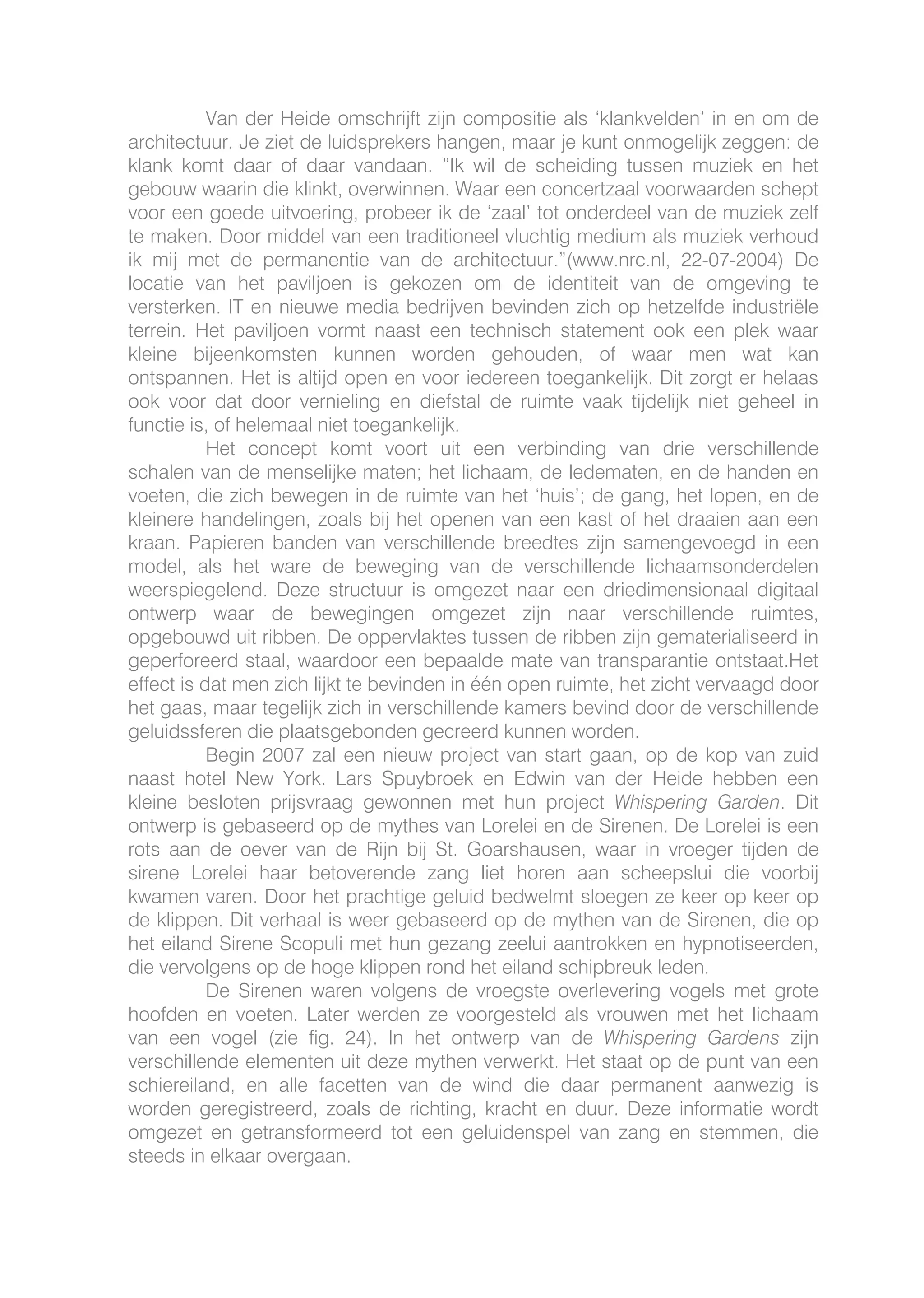 Auditive Architecture