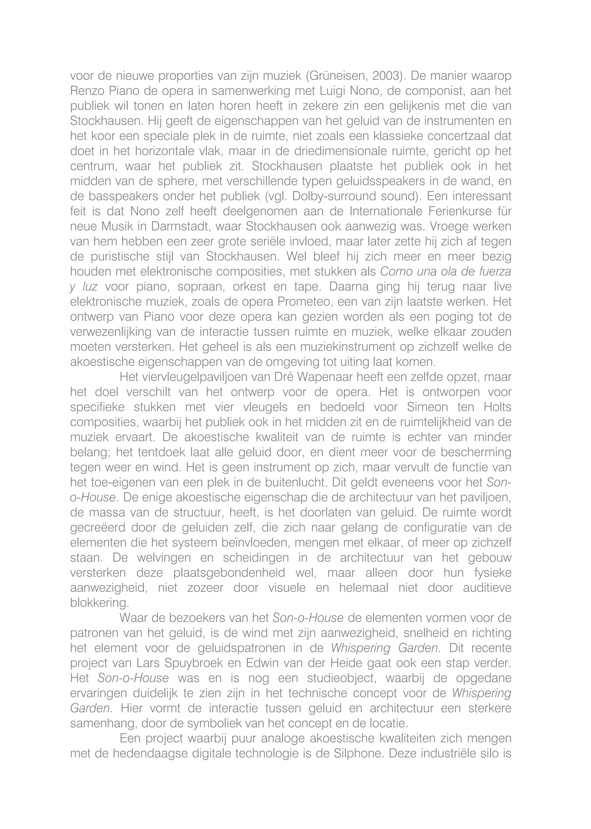 Auditive Architecture