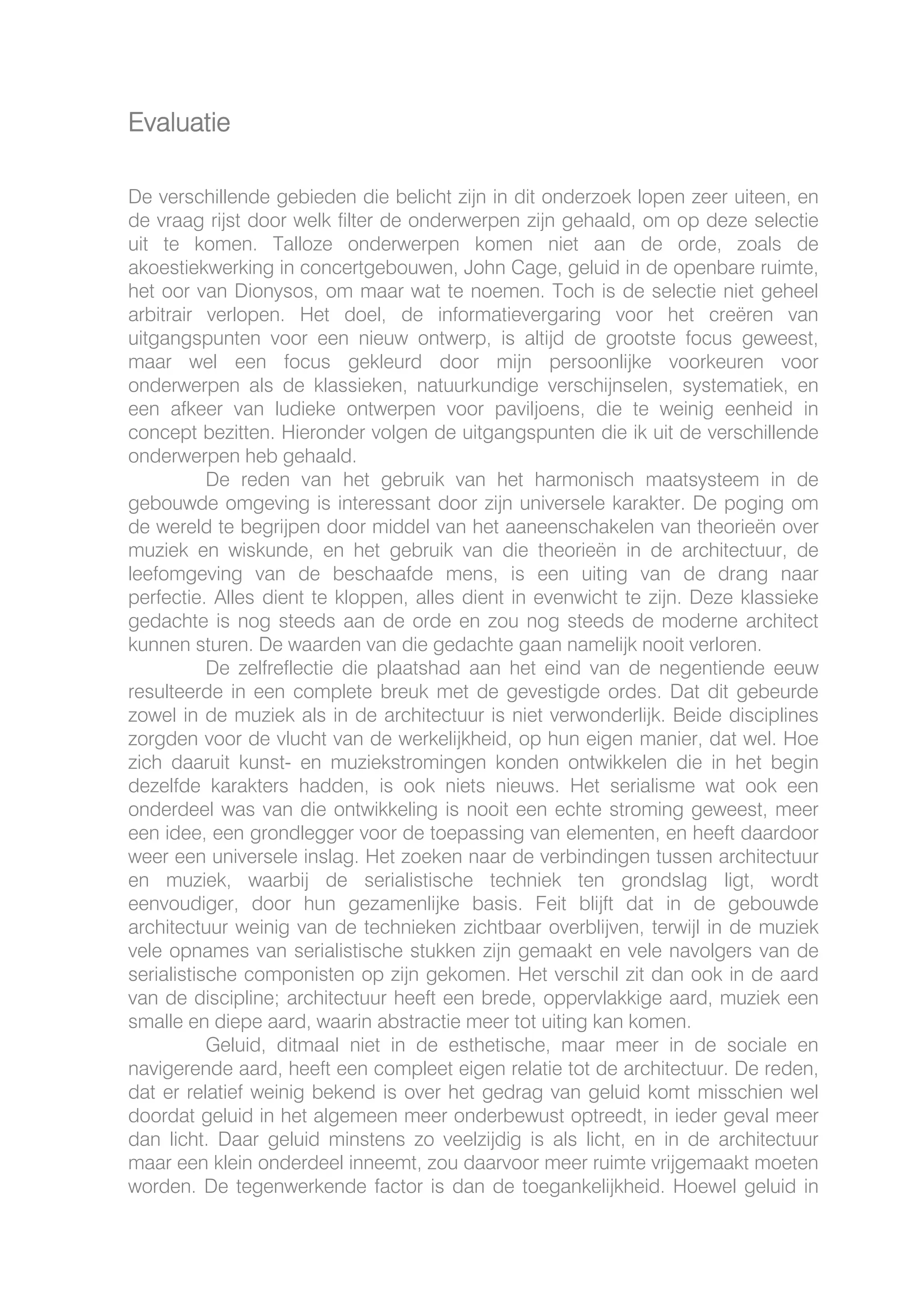 Auditive Architecture