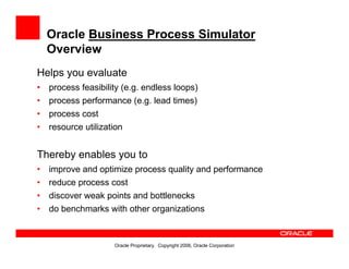 Oracle Bpa Suite Overview