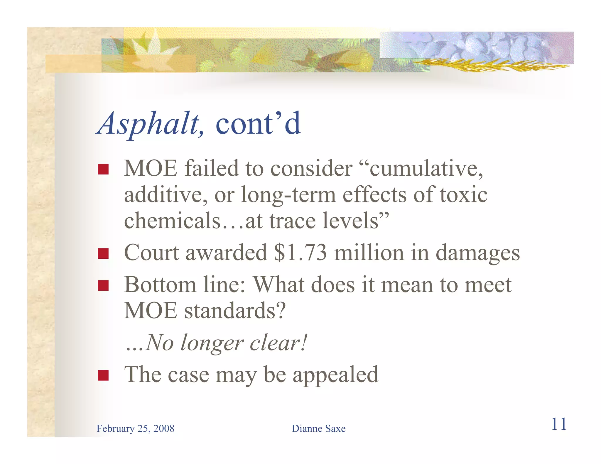 Environmental Law for Road Builders 