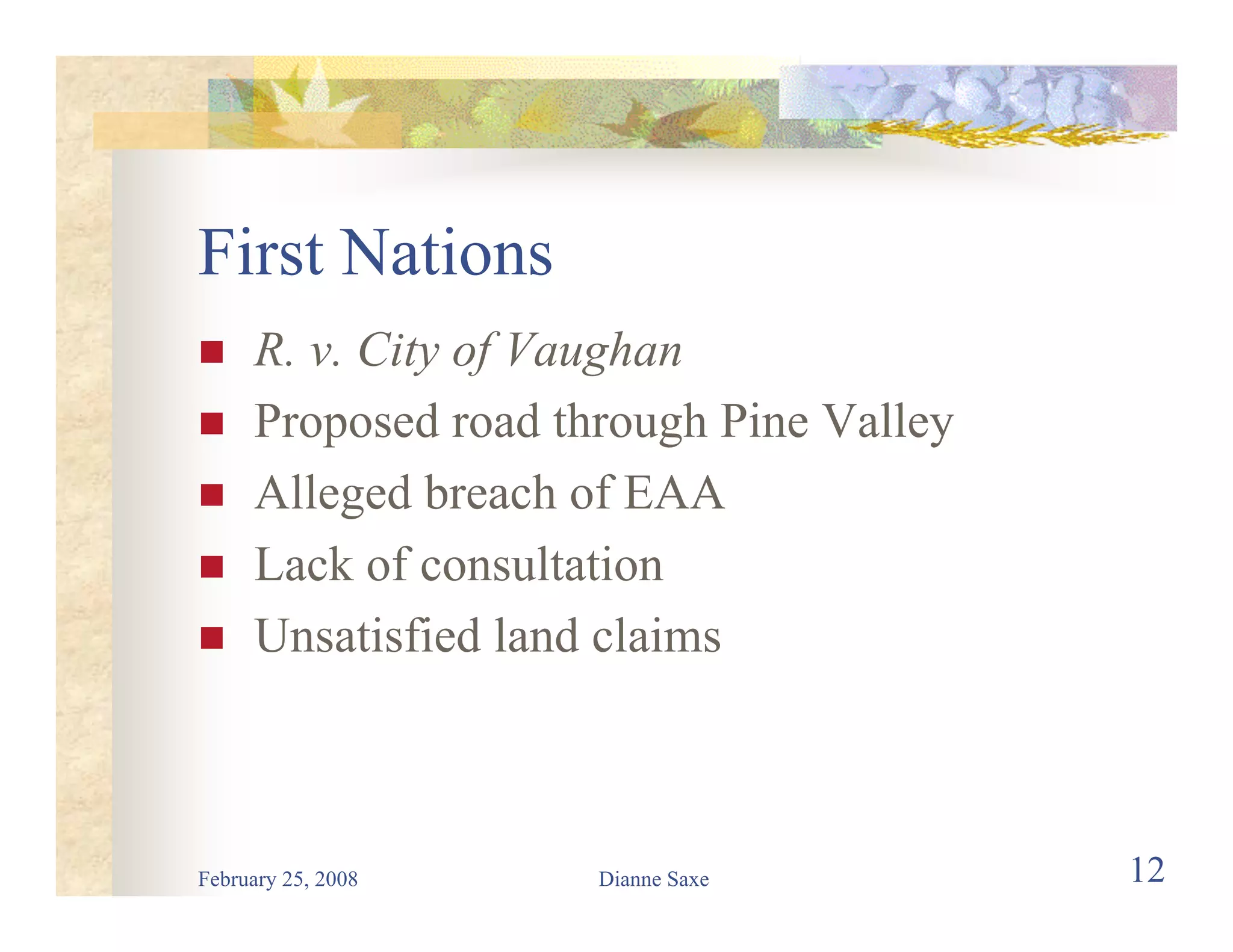 Environmental Law for Road Builders 