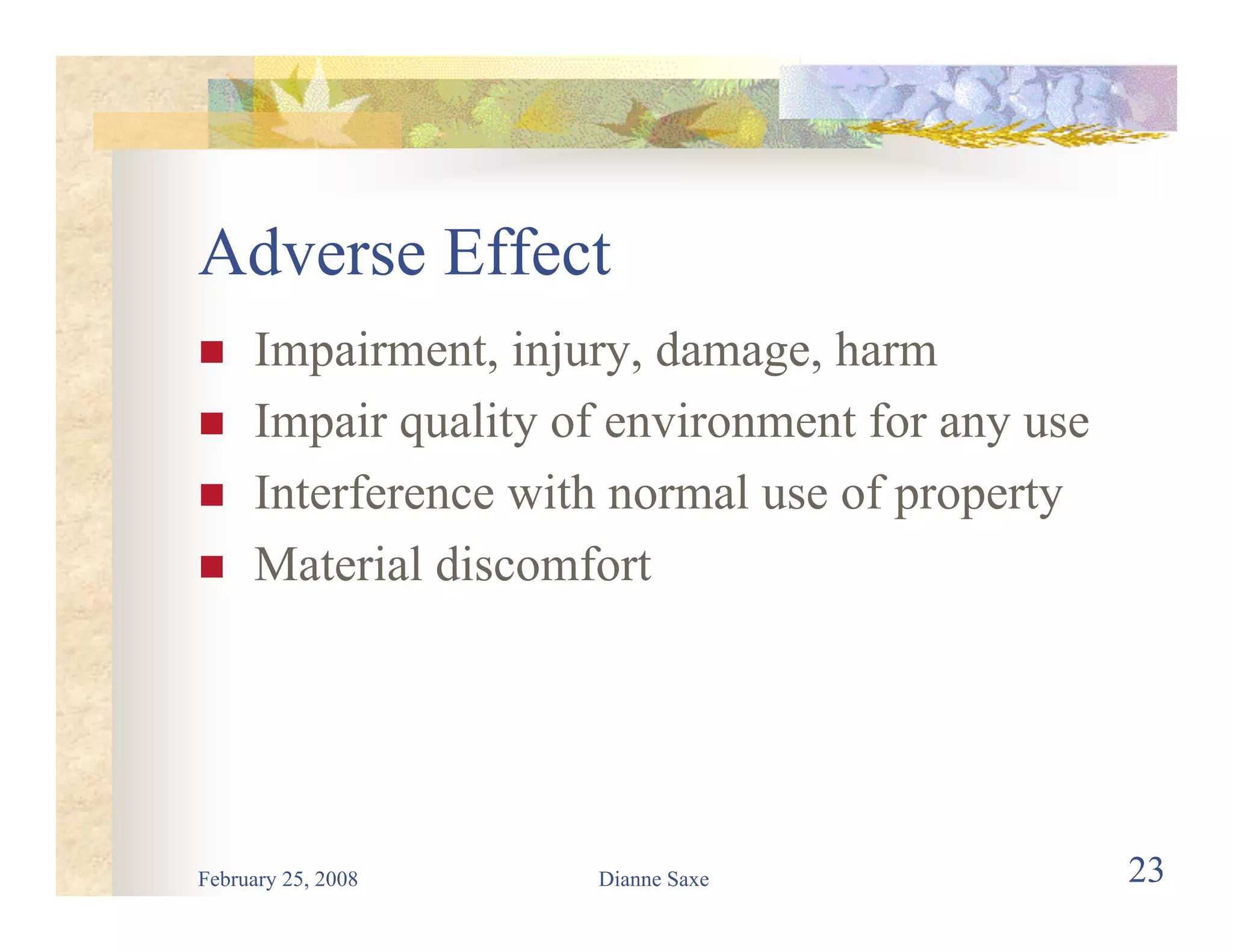 Environmental Law for Road Builders 