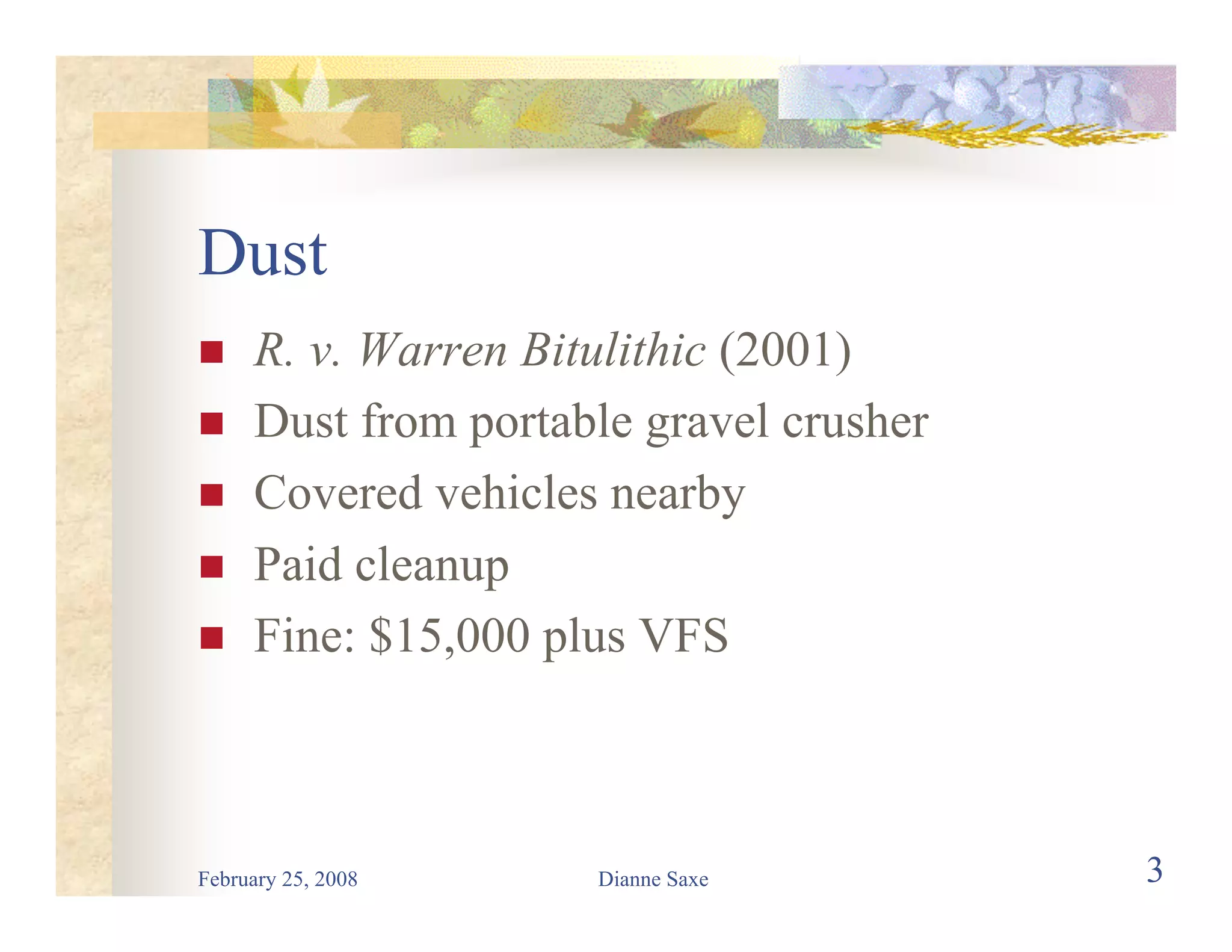 Environmental Law for Road Builders 