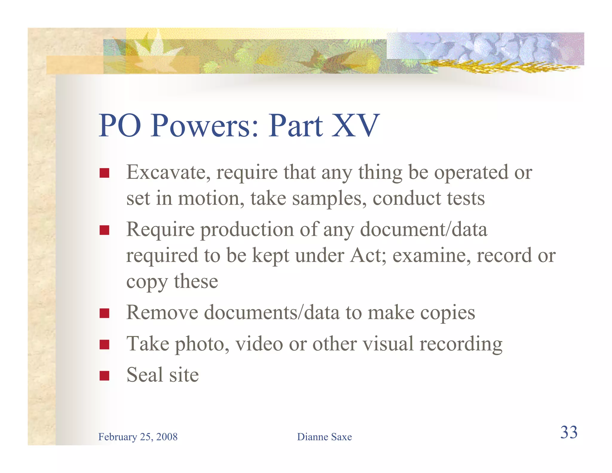 Environmental Law for Road Builders 