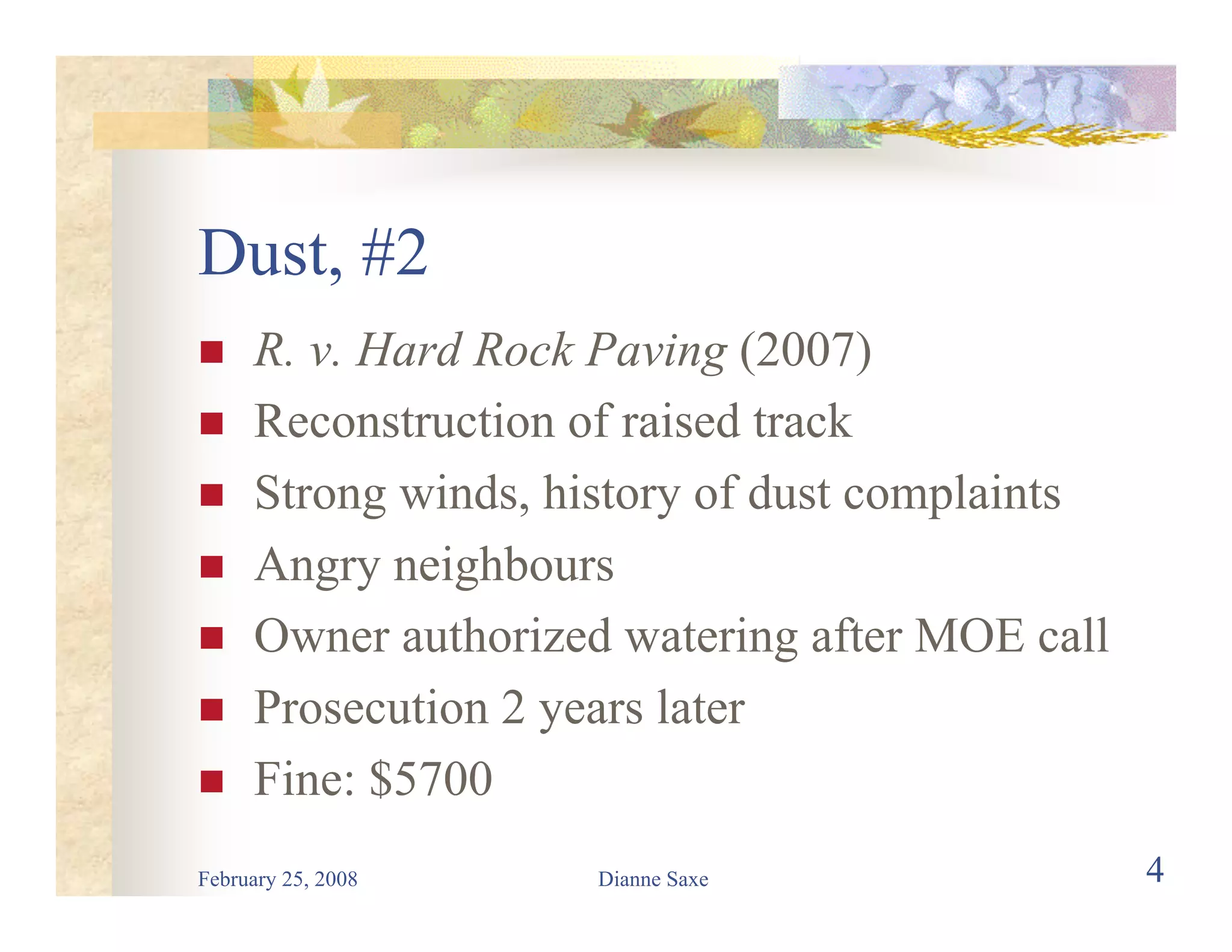 Environmental Law for Road Builders 