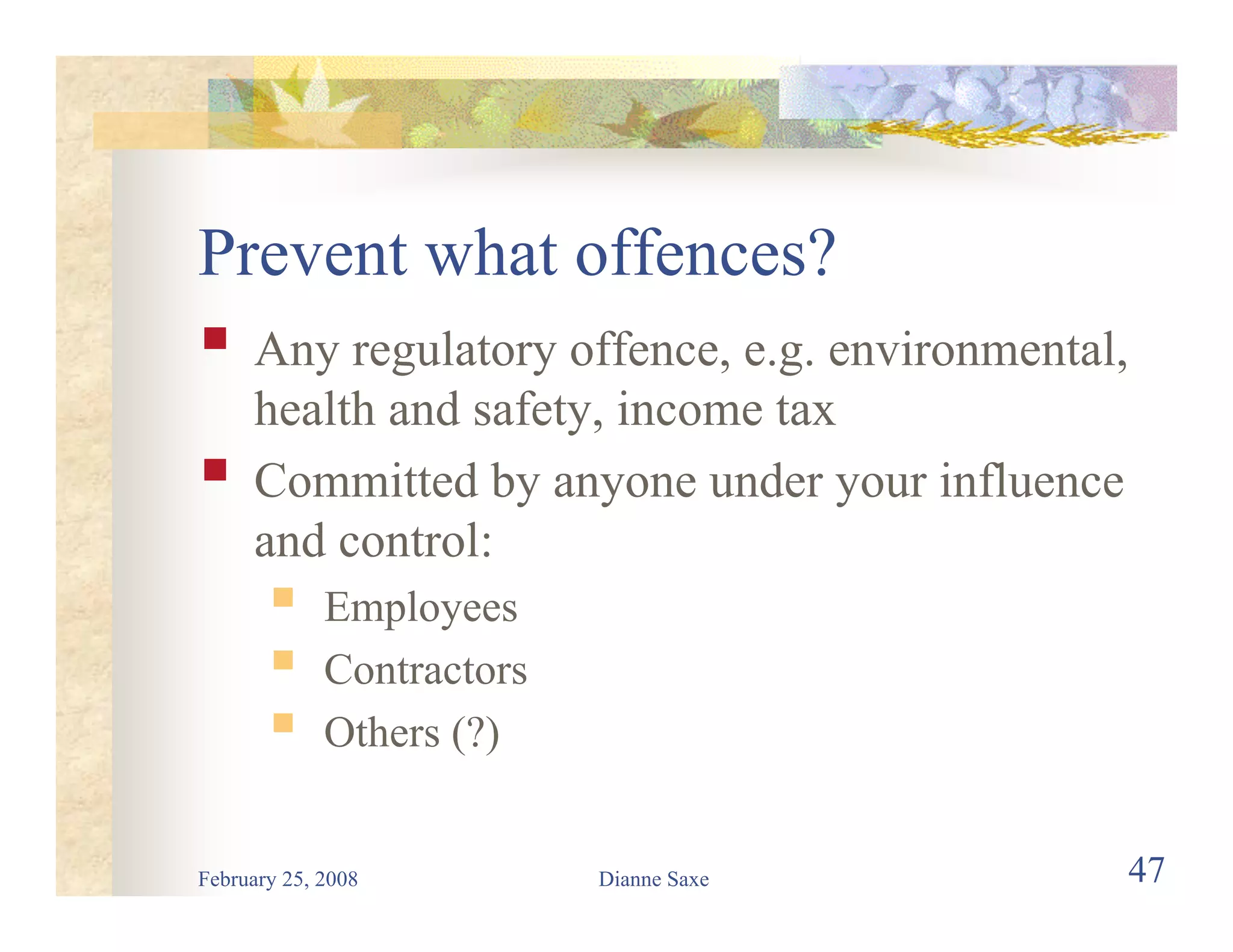 Environmental Law for Road Builders 