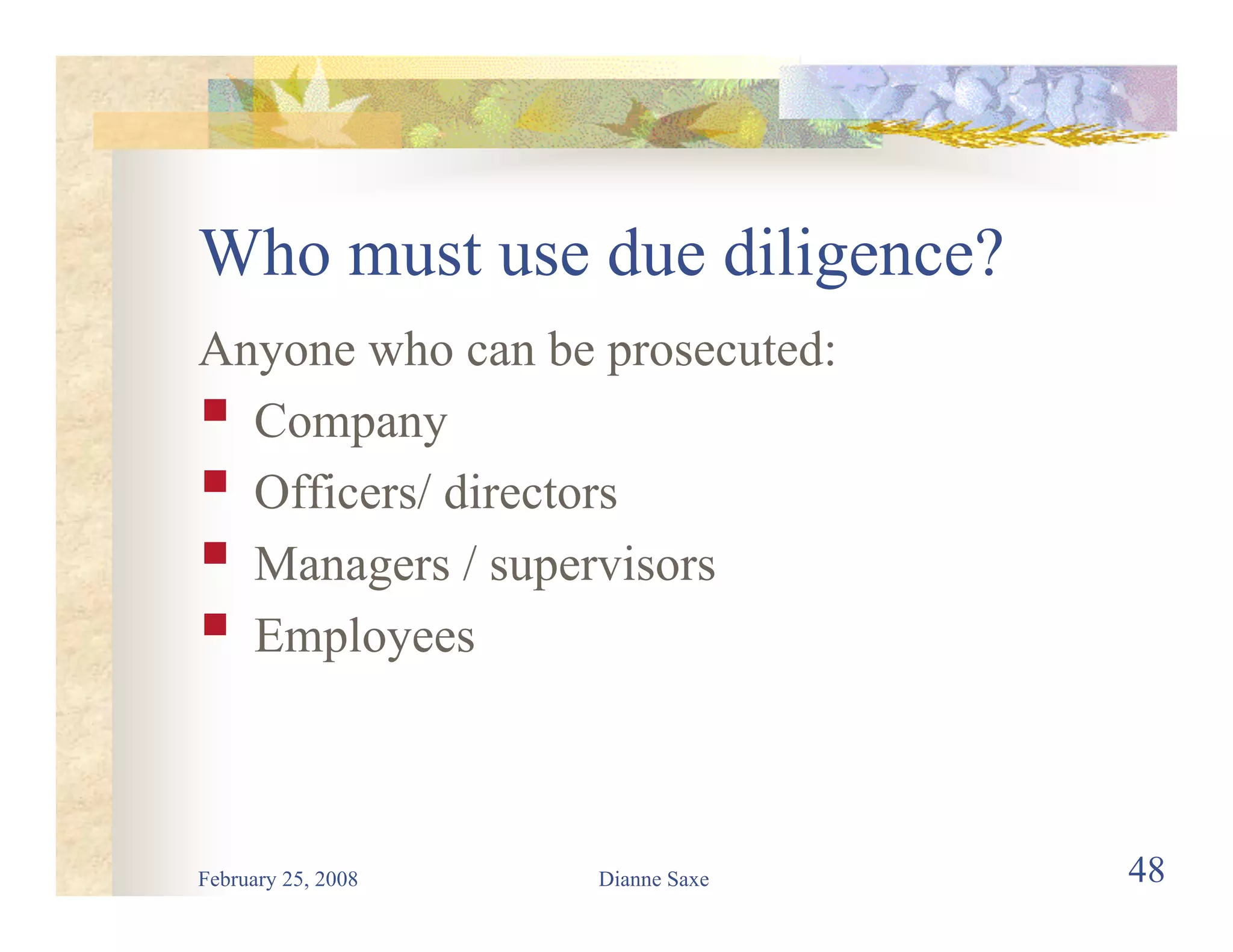 Environmental Law for Road Builders 