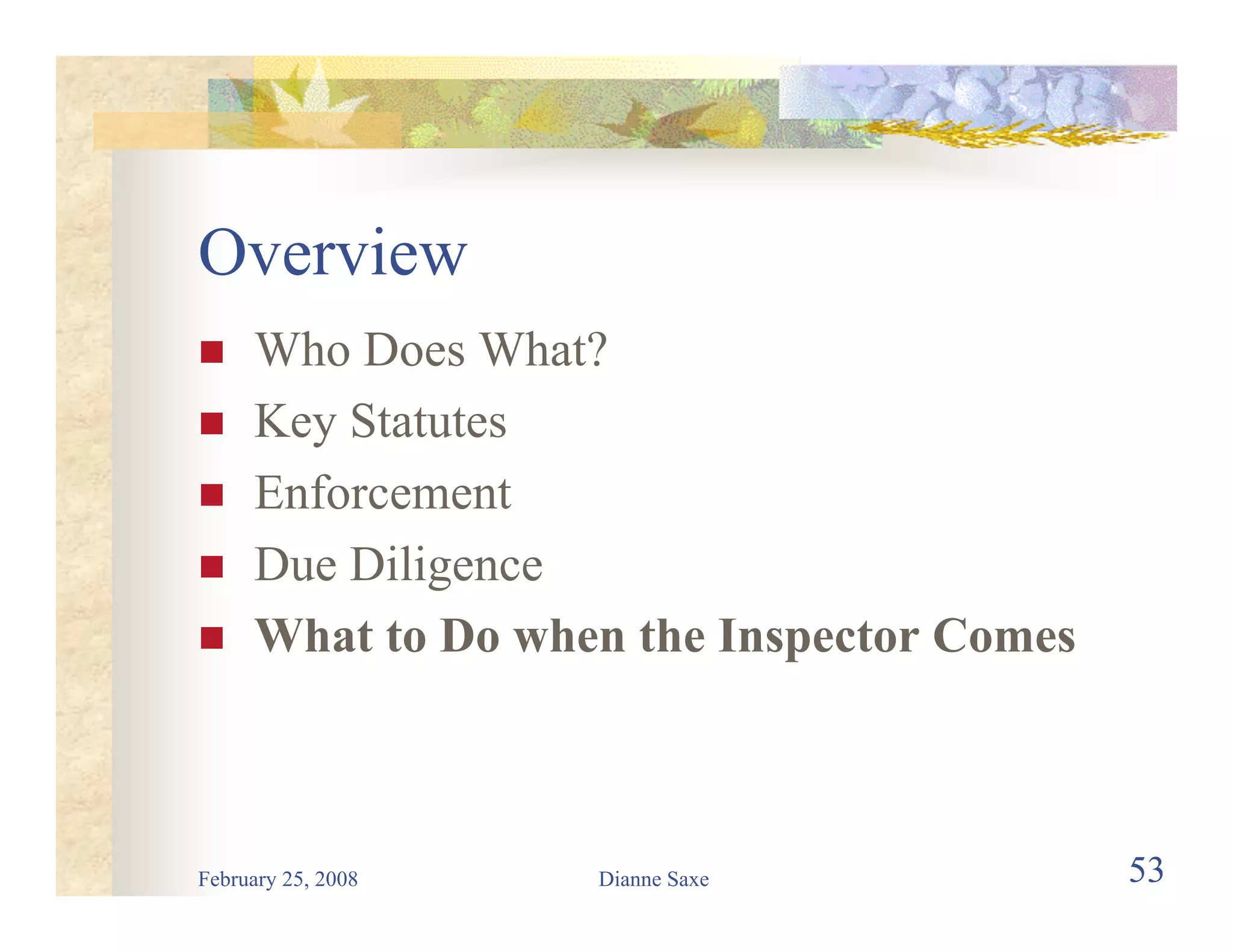 Environmental Law for Road Builders 