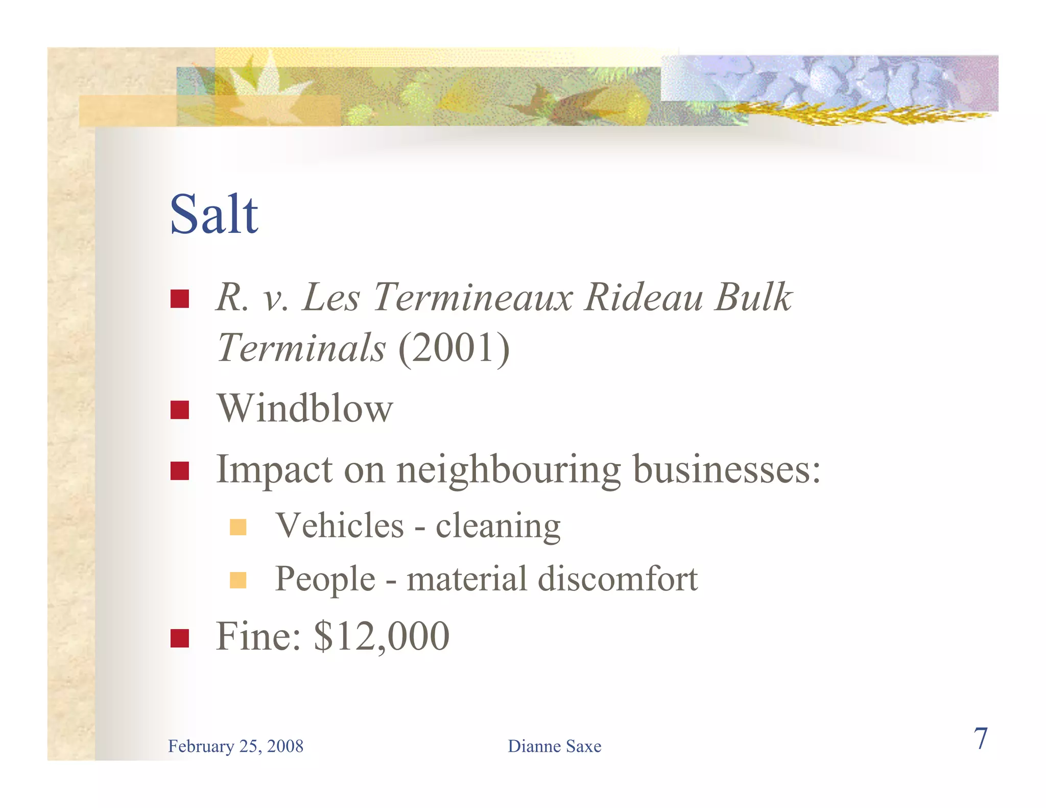 Environmental Law for Road Builders 