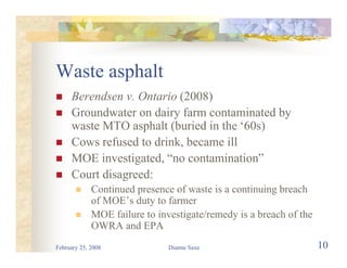 Environmental Law for Road Builders 