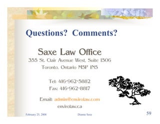 Environmental Law for Road Builders 