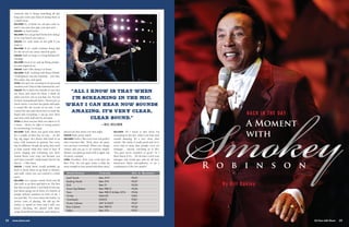 22 www.shure.com
Someone else is doing something all day
long and you’re just kind of sitting there in
a small room.
KELLIHER: So, at home we can just come in,
and it was easy. Just play your part and…
DAILOR: Go back home.
KELLIHER: You can go back home now and go
sit in your bed if you want to…
DAILOR: Go cook steak on the grill if you
want to.
KELLIHER: If we could continue doing that
for the rest of our career, that’d be great.
DAILOR: Yeah we hope to a long lasting rela-
tionship.
KELLIHER: Even if we end up flying produc-
ers and engineers in…
DAILOR: Yeah I like doing it at home.
KELLIHER: Yeah, working with Brent [Hinds,
vocals/guitar] was just amazing… just easy.
He’s smart, fast, and quick.
OTWS: You guys are wearing in-ear personal
monitors now? How is that transition for you?
DAILOR: We’ve had a few friends of ours that
use them and swear by them. I think it’s
either you love ‘em or you hate ‘em. For me
it’s been tremendously better. There’s just so
much clarity. I can hear the guitar and make
it sound like the record, in my mix. I can
control the mix and I know how to work the
board and everything. I can go over there
and mess with stuff and it’s awesome.
OTWS: Is there anyone that’s not taken to it?
I mean… there’s no right or wrong answer
for monitoring, I’ve found.
KELLIHER: Yeah, Brent was good with them
for a couple of days but we just… on the
big, big stages, he’s always had kind of an
issue with monitors in general, but every
day, it’s different. People are picky, they need
to hear exactly what they want to hear. If
you’re singing and screaming you don’t
wanna throw your voice out becuase you
can’t hear yourself. I understand, but for me
they’re… I like them.
DAILOR: I think Brent would probably go
back to them when we go back to theatres
and stuff, when you can control it a little
more.
KELLIHER: Get a proper sound check and all
that stuff, to sit there and dial it in. The first
day that we got them, I was kind of nervous
just about going out in front of a bunch of
people without monitors in front of me. I
was just like, ‘I’ve never done this before, in
twenty years of playing.’ We did get the
chance to spend an hour and a half, two
hours, checking. We played with these
songs [from Blood Moutain], and I think we
played our best show ever that night.
DAILOR:Yeah, pretty much.
KELLIHER: Perfect, like every note was perfect
and everyone’s like, ‘Wow, these are great,
you can hear everybody.’ When you change
venues and you go to an outdoor amphi-
theatre, you gotta go mess with it again, but
it’s pretty constant.
OTWS: Excellent. Now your vocal mics are
Beta 57As. Do you guys notice a little bit
more oomph in your sound with those mics?
KELLIHER: All I know is that when I’m
screaming in the mic, what I can hear now
sounds amazing. It’s a very clear, clear
sound. The clarity is really good and we’ve
never had so many fans, people, even our
manager… anyone watching us is like,
‘You guys never sounded so good.’ So I
don’t know if it’s… We do have a new tour
manager and sound guy, and we all have
brand-new Shure microphones, so it’s a
combination of the two maybe?
Mastodon Theirs On A Budget
Lead Vocals Beta 57A®
PG57
Backing Vocals Beta 57A PG57
Kick Beta 91 PG52
Snare Top/Bottom Beta 98D/S PG56
Toms Beta 98D/S & Beta 52®
A PG56
Hi-Hat KSM109 PG81
Overheads KSM32 PG81
Guitar Cabinet SM7 & SM57 PG57
Bass Cabinet Beta 98D/S PG56
Robot Beta 57A PG57
On Tour with Shure 23
 