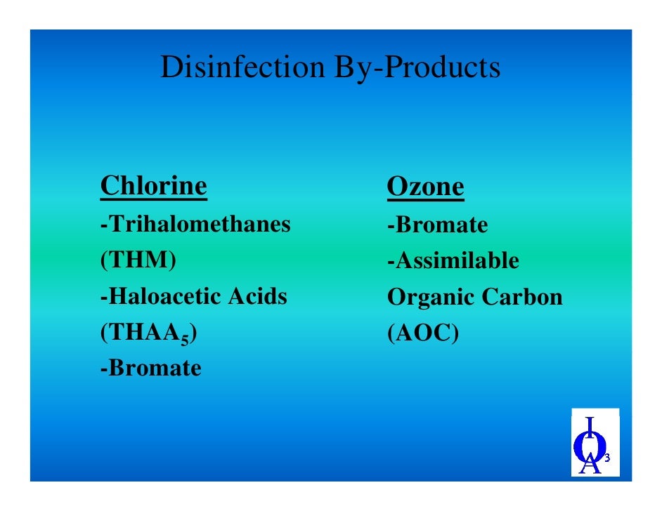 Bromate Formation In Drinking Water Bromate Formation In Drinking Water