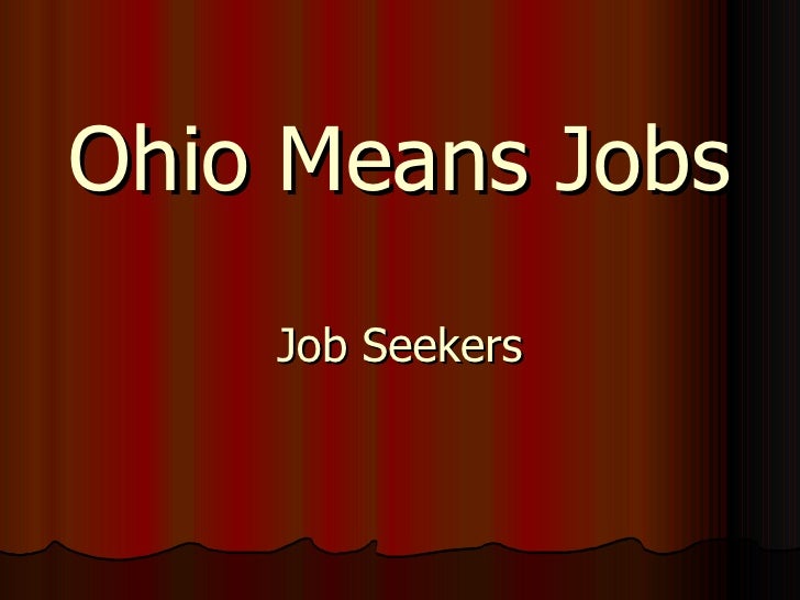Ohio Means Jobs kolasopa