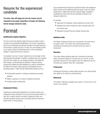 On Assignment Build Your Resume