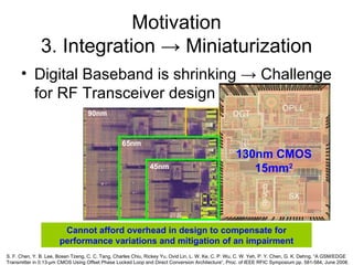 On Chip Calibration And Compensation Techniques (11 03 08) | PPT
