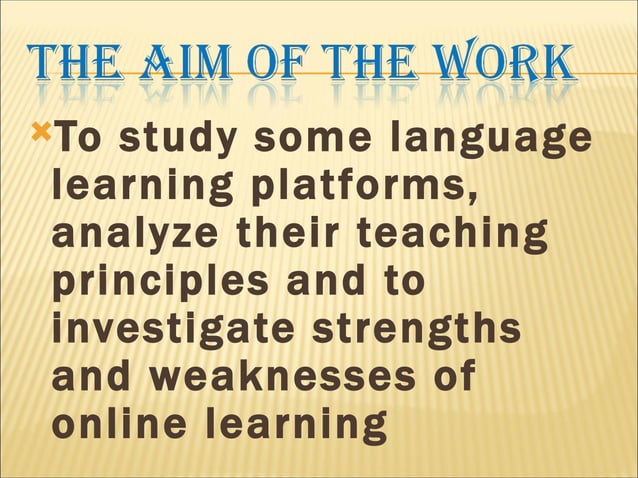 Online Language Learning Strategies | PPT