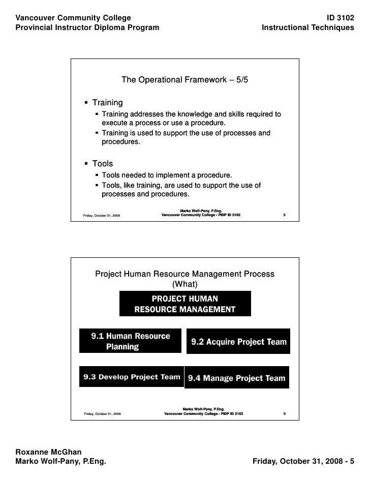 Operational Framework