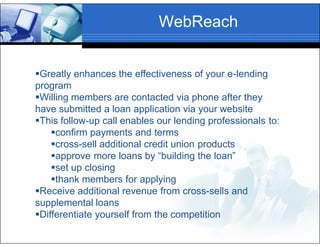 Optimizing E Lending