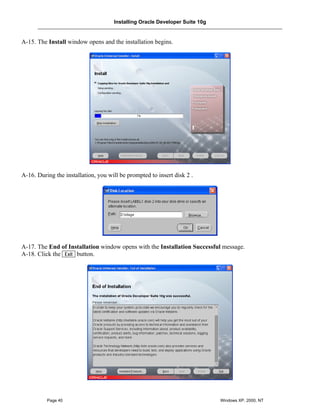 Oracle 10g Installation | PDF