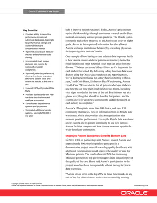 Oracle Case Study | PDF