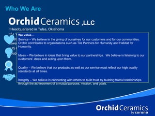 Orchid Ceramics And Corona