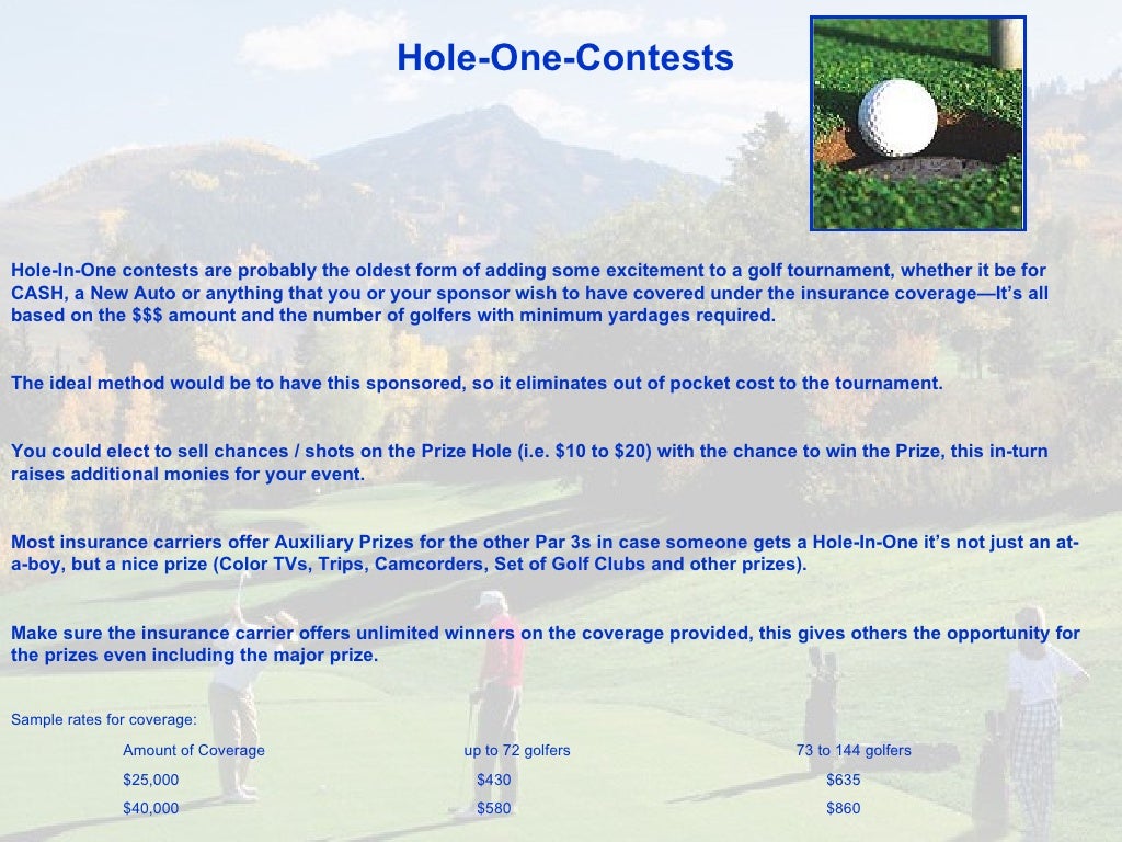 Organizing & Managing a Profitable Golf Tournament