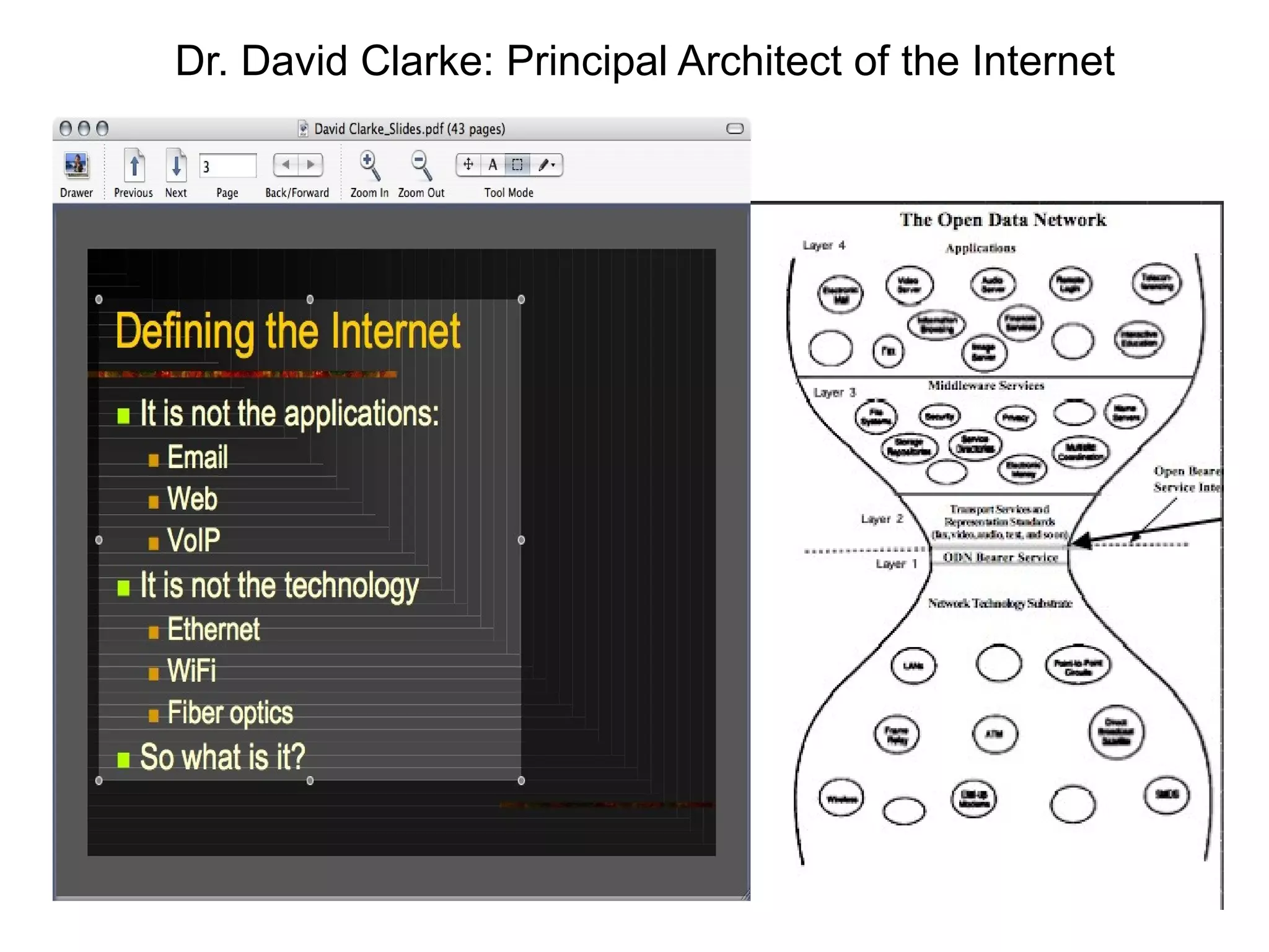Dr. David Clarke: Principal Architect of the Internet 
