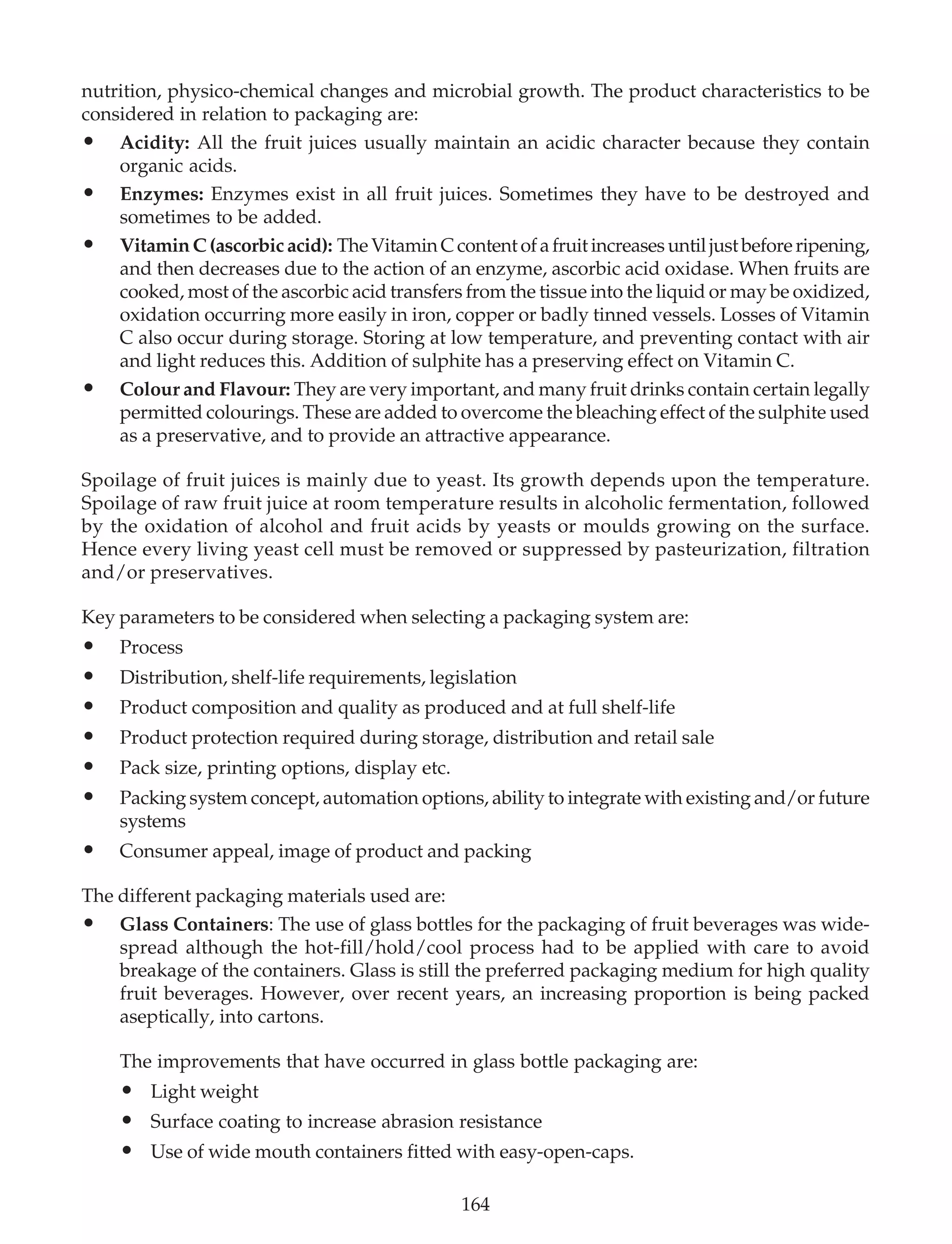 Packaging Of Beverages