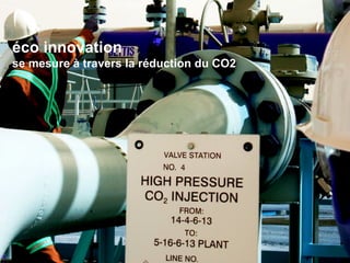 éco innovation se mesure à travers la  réduction du CO2 