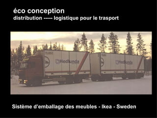 éco conception distribution ----- logistique pour le trasport Sistème   d’emballage des meubles - Ikea - Sweden 