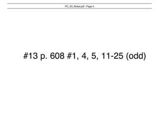 PC 8.3 Notes Inverse Matrices