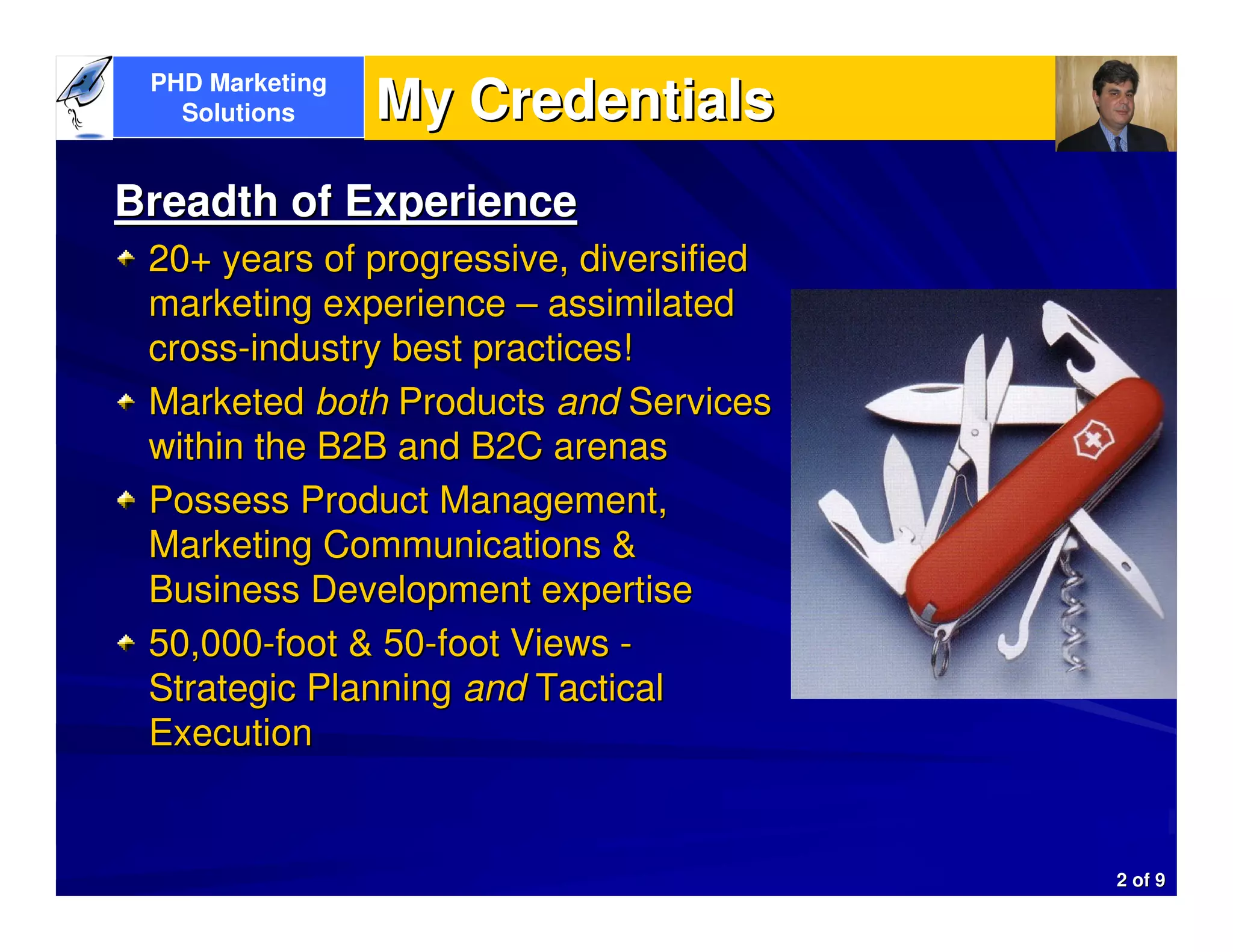 P. Drash 2009 Credentials Presentation