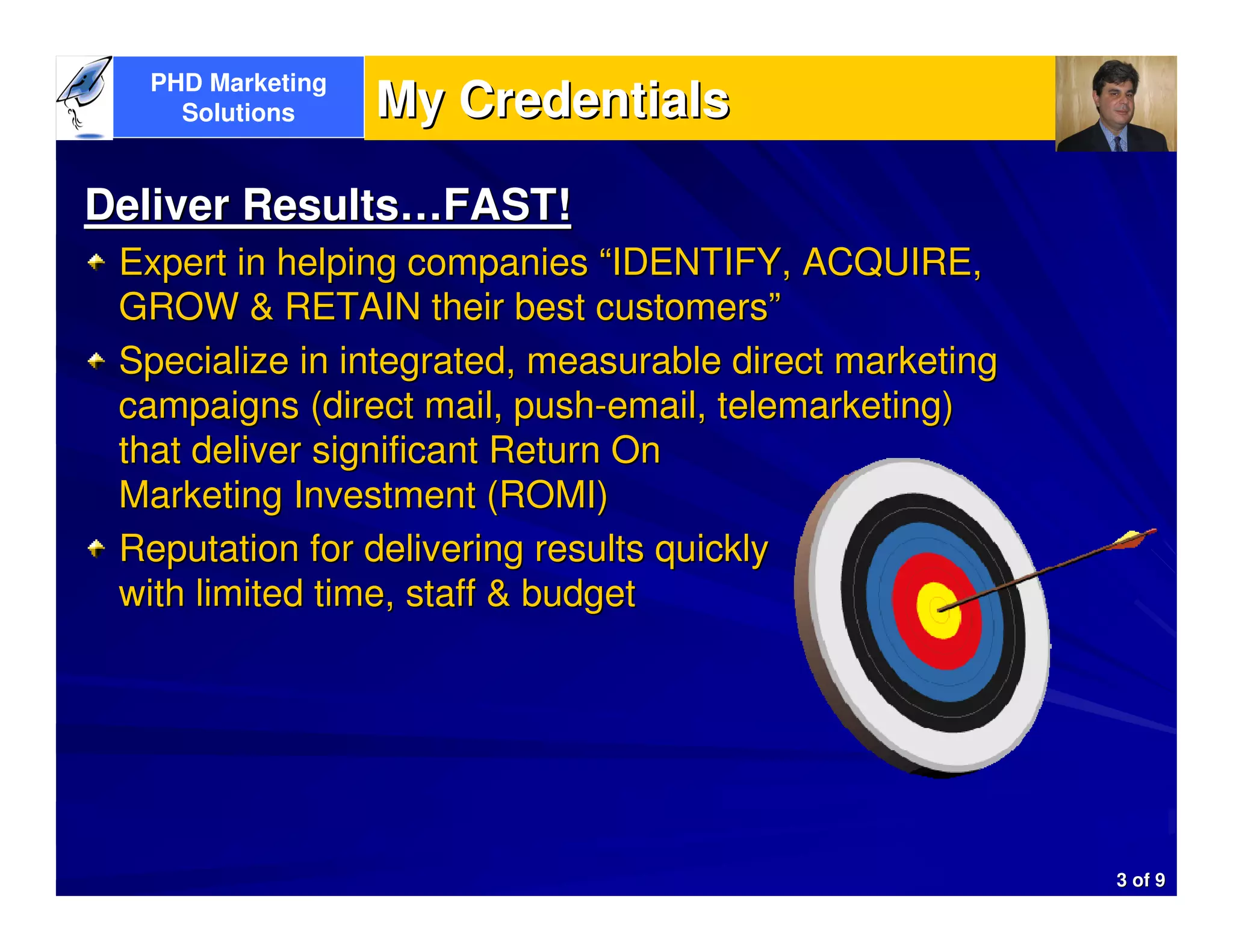 P. Drash 2009 Credentials Presentation