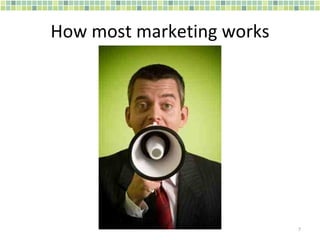 How most marketing works 